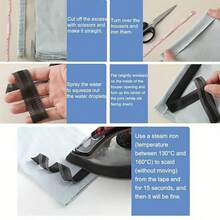 3M/5M Self-Adhesive Hem Tapes, Pants Hem Fixing Tool, No Cutting Required, Converts Long Pants To Short, Easy Installation - Multicolor - View 4