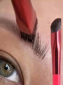 1/3/5/11pcs Bionic Eyebrow Brush, Eyebrow Shaping Tool, Angled Eyebrow Brush For Filling And Blending, Multi-Functional Makeup Brush, Soft And Portable Design, Concealer Brush, 3D Eyebrow Styling Tool, Suitable For Beauty, Home Makeup And Travel - Multicolor - View 2