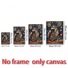 Fantasy Wall Art Canvas, Mystical Universe Totem Poster, Vibrant Cosmic Decor, Perfect For Home Decor, Eclectic Decor, Bedroom, Living Room, Housewarming Gift, New Home 16x24 Inches - 16x24 - View 2