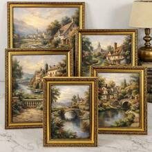 Embossed Baroque Style Gold Picture Frame - Exquisite 3D Carved Gold Surface, Vintage Antique Style Picture Frame Multiple Sizes (21x30/15x20/10x15cm) - Classic Home Decor, Gallery Wall, Living Room, Bedroom, Durable And Easy To Hang, Perfect Gift - A - View 3