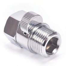 1 Shower Head Water Stop Valve Shower Head Water Flow Control Valve Shower Flow Control Angle Valve Water Flow Adjustment Device Water Pressure Regulator Suitable For Shower Heads Bathroom Accessories - Male-female Straight Through Valve - View 9