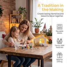 3pcs Jesus Birth Scene Silicone Molds, Manger Figures Resin Casting Molds, Suitable For Plaster, Resin, Candle, Soap And Other Handicraft Making, DIY Room Decor Molds - Mold - View 7