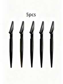30/24/10/5/3/1pc Brown Razor Set, Exfoliating And Hair Removal Tool, Body Hair Trimmer And Facial Set, Suitable For Travel And Bedroom, Affordable Cosmetic Beauty Tool, Travel Essential - Multicolor - View 14