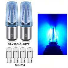 2pcs 1157 BAY15D LED Bulbs For Car, 2835 SMD LED Chips, 12V Super Bright Automotive Tail Brake Turn Signal Lamp, Plug & Play Multi Color Car Light Replacement - 2PCS - View 12