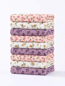 20pcs&5pcs Random Mixed Colors Towel Cloth - 30x30cm, Soft & Absorbent - Perfect For Bath, Face, Hands, Kitchen, Spa - Multicolor - View 11