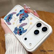 Capa transparente magnética e resistente a impactos com estampa divertida do Stitch de Lilo & Stitch da Disney. Compatível com iPhone 18 Pro/18 Pro Max/17 Pro Max/17 Pro/17 Air/17/16/15/14/13/12/11/X/XS Pro/Pro Max. Ideal para presentear sua namorada. - Branco - Visão 37