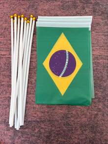 Brazil Flag Brazil Mini Chain Flag World Mini Flag Suitable For Party Events Classroom Conference Room Sports Events Garden Festival Grand Opening Bar Sports Club Celebration - Multicolor - View 11