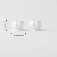 5pcs No-Drill Adhesive Wall-Mounted Toothbrush Holder, Space-Saving Bathroom Toothbrush Storage Rack, Strong Adhesive For Tiles, Mirrors And Glass, Portable Accessory For Home, Apartment And Travel, Home Decor, Bedroom Decor, Toilet Accessory, Household Storage Rack, Room Decoration, Gift For Boyfriend, Home Essential, Christmas Gift - Multicolor - View 6