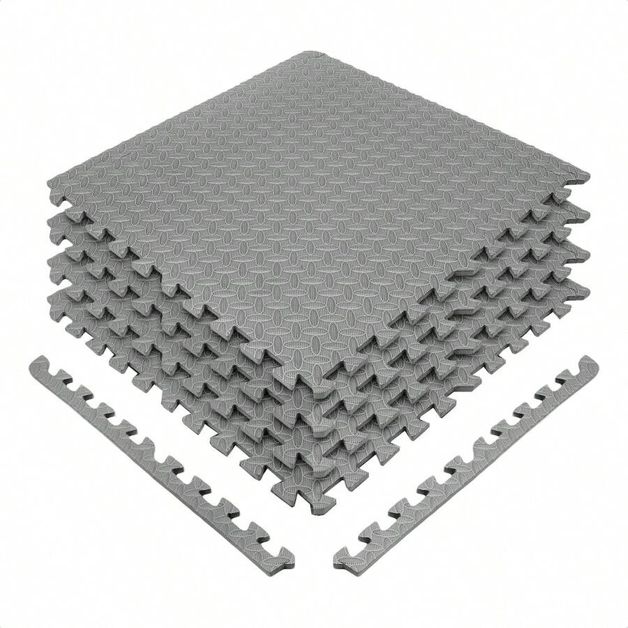 Lincky Exercise Mats - Grey - View 1