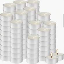 30pcs Smokeless Tea Light Candles, Romantic Atmosphere Candles, Suitable For Candle Warmer And Party Decoration - Multicolor - View 4