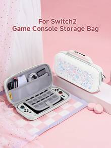 Cailai Cute Hand-Drawn Doodle Line Art Pattern Switch Console Protective Case, Soft Crayon Texture, Compatible With Switch OLED And Switch Console, Made Of Soft TPU Material, No Disassembly Required, Anti-Drop And Dust-Proof, Ideal Gift Compatible With Switch Gamers, Elegant And Cute Switch Console Protective Case, Switch 2 Storage Bag/Dock Case. - View 18