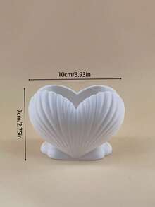 Shell Shaped Makeup Brush Holder, To Organize Vanity Table And Save Counter Space, Holds Makeup Brushes, Lip Liners, Eyeliners And Beauty Tools. No Installation Required, Just Place On Tabletop Stably, Ideal For Bathroom Vanity And Dressing Table - Multicolor - View 13