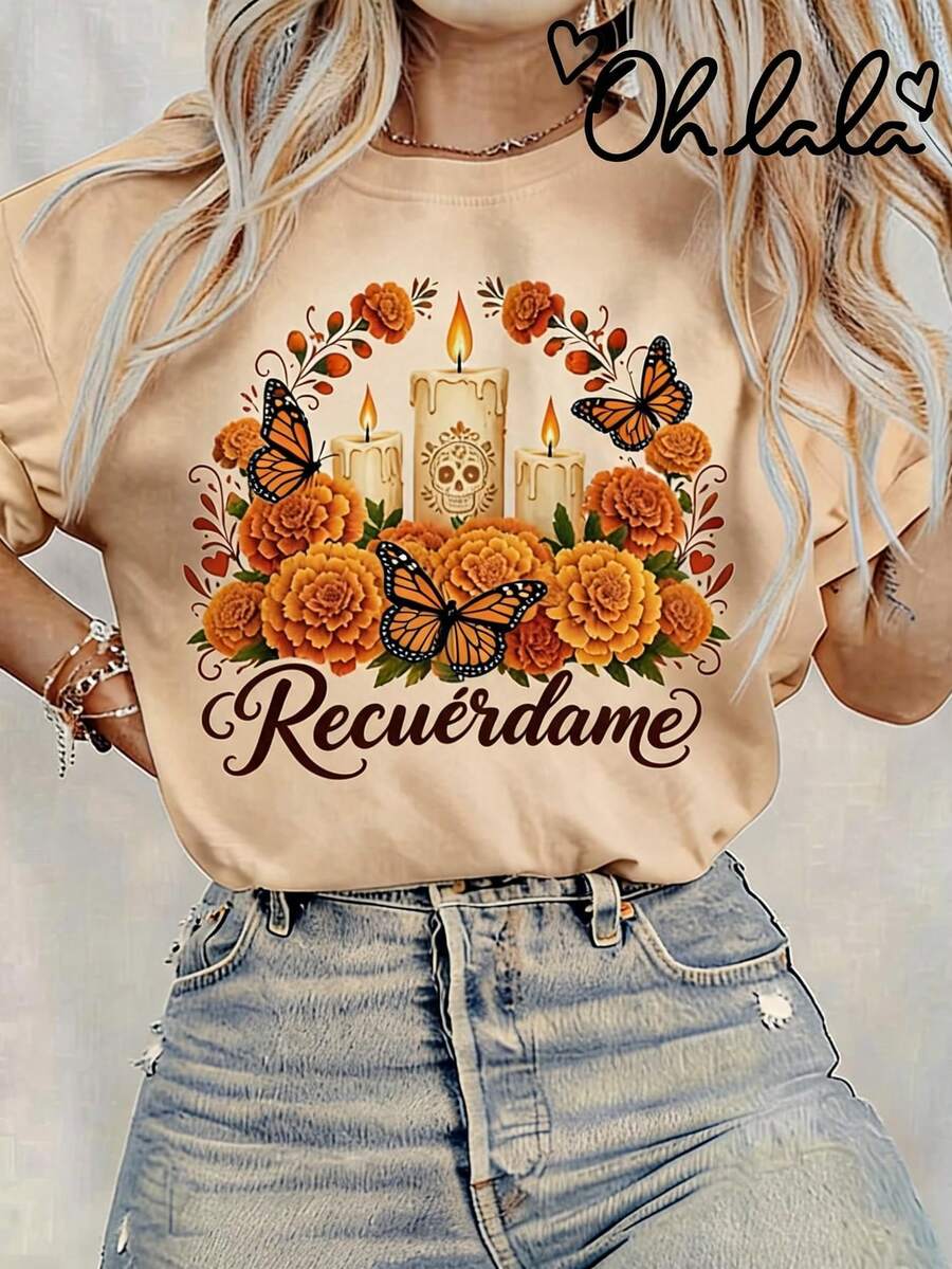 Women T-Shirts - Beige - View 1