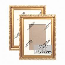 Retro Gold Bead Wire Frame, Gold Textured Paint Surface, Bobbin Frame Backboard Triangular Bracket, Desktop Or Wall Mounted Decorative Frame Bobbin Frame - Gold - View 11