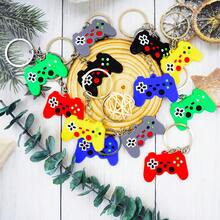 6PCS Game Controller Keychain - Random Color - Electronic Game Theme Party Favor, Backpack Pendant, Birthday Party Favor, Gift Bag Filler - A - View 3