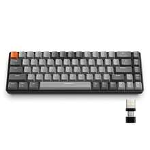 K68 60% Wireless Gaming Mechanical Keyboard, Dual Mode Bluetooth 5.0/2.4GHz With 2-In-1 Receiver, Compact 68-Key Hot Swappable Gaming Keyboard, Linear Red Switch For PC - View 10