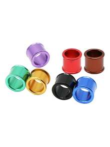 12pcs 8x9mm Double Rolled Edge Multicolor Pigeon Foot Rings Aluminum Bird Leg Bands For Pet Bird Parrots Pigeon Training Identification Ring Tools - View 4