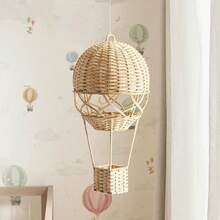 Acrylic Bear Hot Air Balloon Hanging Decor Home Wall Decoration - Multicolor - View 5