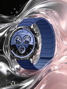 سوار ساعة مغناطيسي من السيليكون 22 مم متوافق مع Venu 2 3 4 و Forerunner و MI Watch S4 و COROS و GT46mm و Suunto و Polar و - 22mm - مشاهدة 10