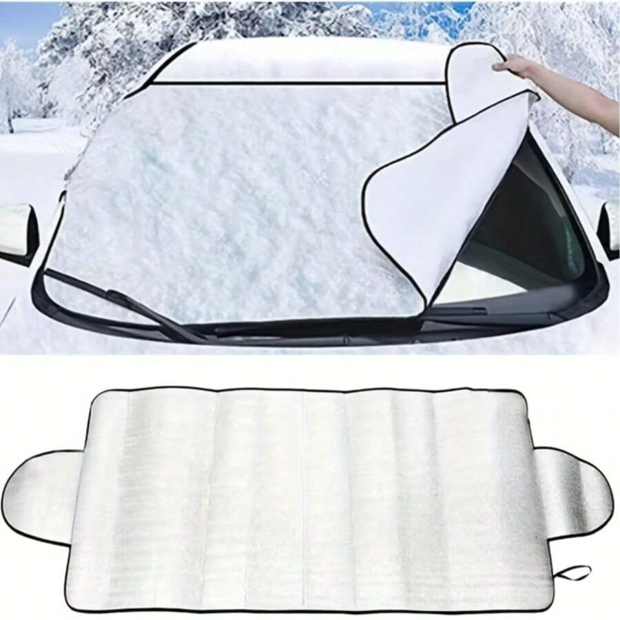 Car Front Windshield Sun Shade, Snow Cover, Dust Cover, Frost Cover, Windshield Sunshade - CC - View 1