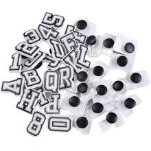 DIY Letter Shoe Charms Decoration 0-9# Number ABC-Z Heart Shape, Suitable For Clogs And Sandals, Colorful PVC Material, Can Be Used For Bracelets, Shoes Decoration, Birthday Party Small Gifts - Multiple Styles - View 2