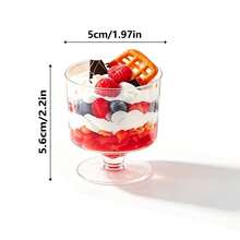 1-100pcs Mini 60ml Dessert Cups (Tasting Cups, Small Size, Slightly Thinner. Please Confirm Before Purchase!) - Perfect For Pudding And Appetizers - Ideal For Weddings, Parties, Events, Christmas, Halloween, Hand Wash Only, Event Tableware, Reusable Cups, Dessert Cups - View 11