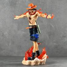 bandai Figur One Piece, Model Figur Anime Ace Lengan Silang Punggung Siku Putih - MultiWarna - View 2