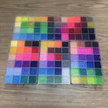 96 Warna/48.000 Buah Manik-manik Perler dan Set Peralatan. Pinset, Sendok, Pemisah, Kit Bahan Pembuatan Perhiasan Seni Piksel, Sangat Pas. Bahan Kreatif Manik-manik Fusion DIY Buatan Tangan - MultiWarna - View 9