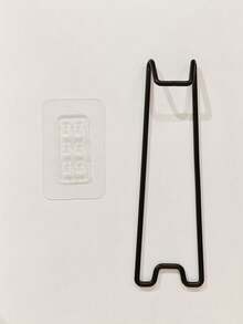 Adhesive Backing Easel Stand With Stainless Steel Self-Adhesive Bracket, Suitable For Any Size Photo Frame, Ideal For Home, Office Or Commercial Display, Applicable To Photos, Artwork And Logos - A - View 14