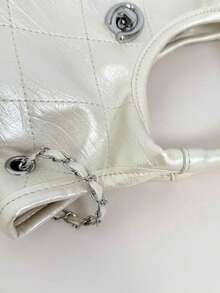 BAILEE A Minimalist And Stylish Faux Leather Handbag With A Distinctive Rotating-Lock Strap Design,Ideal For Outfit Coordination And An Excellent Gift Choice - Multicolor - View 9