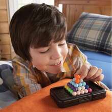 1pc 3D Puzzle Brain Challenge Game 200 Levels 3D Pyramid Unlock Puzzle - 2-In-1 Geometric Beads Logic Toy For Kids And Adults, Portable Travel Storage Box, Suitable For Road Trips And Airplane Travel - Children's Logical Thinking Training, Travel Tabletop Game, Family Gathering Interactive Board Game, Stress Relief Tool, Brain Training, Suitable For Kids And Adults For Leisure And Entertainment, Learn And Exercise Children's Thinking And Concentration Skills, Educational Gift For Halloween, Christmas, Thanksgiving, Random Color - Multicolor - View 7