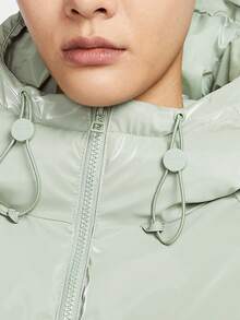 Nike 2024 Winter New Women's Shiny Thick Long Padded Coat FV7828-370 - FV7828-370 - View 3