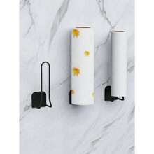 Tempat Tisu Gantung Dinding, Rak Penyimpanan Kamar Mandi, Tempat Spons Stainless Steel, Tempat Plastik Pembungkus Gantung Dinding, Aksesori Wastafel Dapur, Cocok Untuk Dapur, Kamar Mandi, Toilet, Ruang Tamu - MultiWarna - View 6