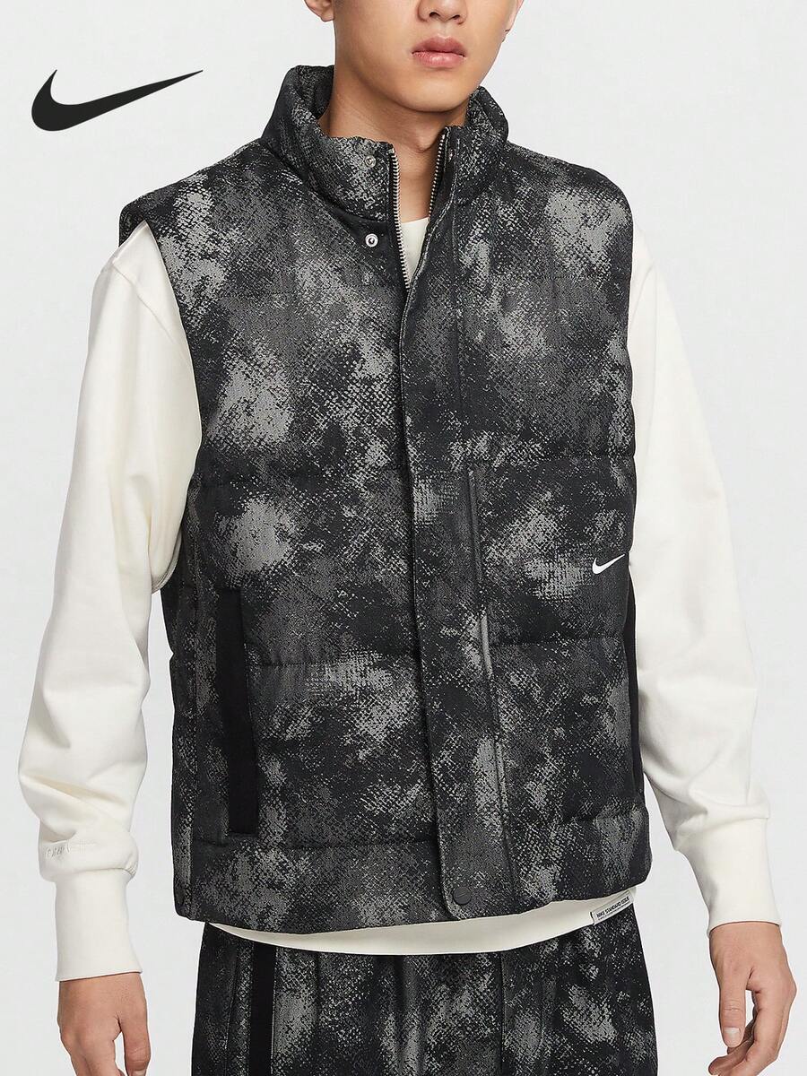 Nike New Men's Water-Resistant Basketball Sports Fashion Padded Vest HF7721-010 - HF7721-010 - View 1