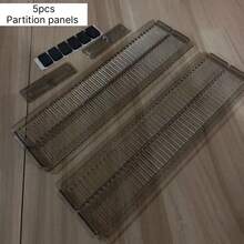 5pcs Adjustable Drawer Dividers, Expandable Home Storage Organizer For Clothes, Kitchen, Office - Space-Saving, Durable Material - Multicolor - View 8