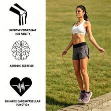 RopeFlow Spinal Flow Spinal Health Spinal Nourishment Rehabilitation Training Jump Rope Fitness Weighted Jump Rope - Multicolor - View 6