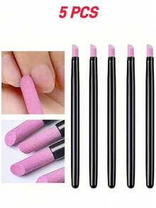 Complete Manicure & Pedicure Set, Quartz & Ceramic Nail Shaping, Filing & Polishing Tools, Includes 45° Nail Pusher, Cuticle Remover, Nail Buffer & Foot File, Suitable For Fingernails & Toenails, Compatible With Natural & Gel Nails - Mauve Purple - View 19