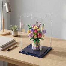 1PC Luxury Transparent Acrylic Display Box - High Transparency Modular Display Case - Multi-Layer High Transparency Acrylic Storage Display Box - Figurine/Collectible Storage Display Box - Acrylic Display Box - View 2