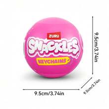 Random Shipment - ZURU Snackles Toy - Cute Cartoon Animal Plush Keychain Pendant Blind Box, Suitable For Ages 3 And Up, 12 Styles - Multicolor - View 10
