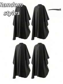 4/1pc Professional Hair Salon Apron - Extra Wide & Extra Long, Hairdressing Cape, Suitable For Plus Size, Durable Black Material, With Adjustable Neck Strap And Buckle, Suitable For Hair Dyeing, Perming, Styling Protection/Halloween, Leopard Print, Cheetah Print, Cheap, Sheer, Cheetah, Acne Patch, Animal Print, Travel Essential - Multicolor - View 14