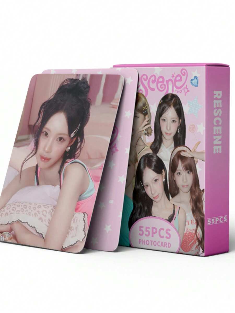 55pcs RES CENE Mini Album SC ENEDRO ME K-Pop Idol Merchandise Lomo Card Photocard - Multicolor - View 1