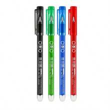 3pcs Neutral Pens, Erasable Gel Pens 0.7mm, Black Red Blue Green Multicolor Clickable Erasable Pens, Smooth Writing, Clear Handwriting, Erasable Without Leaving Traces, Not Easy To Stain Hands, Homework Practice Notebook Marking Colored Pens, Large Capacity Office And Study Stationery, Durable And Easy To Use, Essential Writing Tools For Back To School - Rectangle - View 6