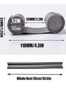 Soundproof Door Seal Strip - Windproof And Sound-Insulating For Door Gaps And Bottom, Durable Foam Material For Doorways, Prevents Drafts And Reduces Noise, Easy To Install For Home And Office Doors, Door Seal Strip For Doorways, Enhanced Door Grip, Thickened Weather Stripping (Cuttable) - View 2
