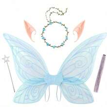 1pc New Holiday Party Makeup Prop Adult Costume Accessory Butterfly Wings, Fairy Wings - Multicolor - View 21