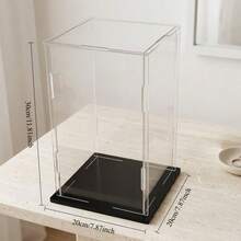 1PC Luxury Transparent Acrylic Display Box - High Transparency Modular Display Case - Multi-Layer High Transparency Acrylic Storage Display Box - Figurine/Collectible Storage Display Box - Acrylic Display Box - View 11