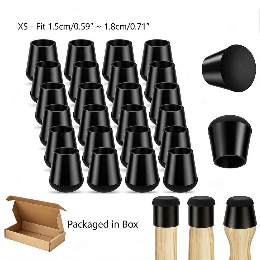 1/4/8/16/24pcs, Thickened Wear-Resistant TPE Chair Leg Protectors, High Elasticity Silent Anti-Slip Table And Chair Foot Pads, Scratch-Resistant Noise-Reducing Floor Protection Pads - Flexible And Durable, Silent And Scratch-Resistant, Easy To Install By Hand. Suitable For Home Table And Chair Protection, Bedroom Furniture Floor Protection. Flexible And Durable Furniture Protection Men's Tools, Invisible Silent Versatile Room Decoration Foot Pads, Scratch-Resistant Floor Protection Simple Home Decor Protection Pads, Anti-Slip Silent Bedroom Decoration Chair Foot Pads, Soft And Wear-Resistant Atmospheric Autumn Decoration Protection Covers, Invisible Creative Halloween Decoration Chair Leg Covers, (Random Style)