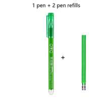3pcs Neutral Pens, Erasable Gel Pens 0.7mm, Black Red Blue Green Multicolor Clickable Erasable Pens, Smooth Writing, Clear Handwriting, Erasable Without Leaving Traces, Not Easy To Stain Hands, Homework Practice Notebook Marking Colored Pens, Large Capacity Office And Study Stationery, Durable And Easy To Use, Essential Writing Tools For Back To School - Rectangle - View 9