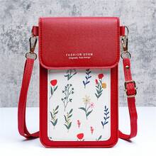 Versatile Women's Mini Phone Bag, Influencer Style, New INS Design, Touchscreen Compatible, Double Layer Vertical Phone Pouch, Crossbody Bag - Multicolor - View 10
