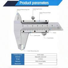 Stainless Steel Mechanical Vernier Caliper, 4-In-1 Industrial Grade Caliper For Depth, Inner Diameter And Outer Diameter Measurement - 0-150mm - View 4