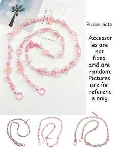 Fashionable Phone Lanyard, Cute Colorful Universal Phone Charm Accessory, Multiple Colors And Styles Available, Fashionable Phone Decorative Chain Camera Strap - Multicolor - View 16
